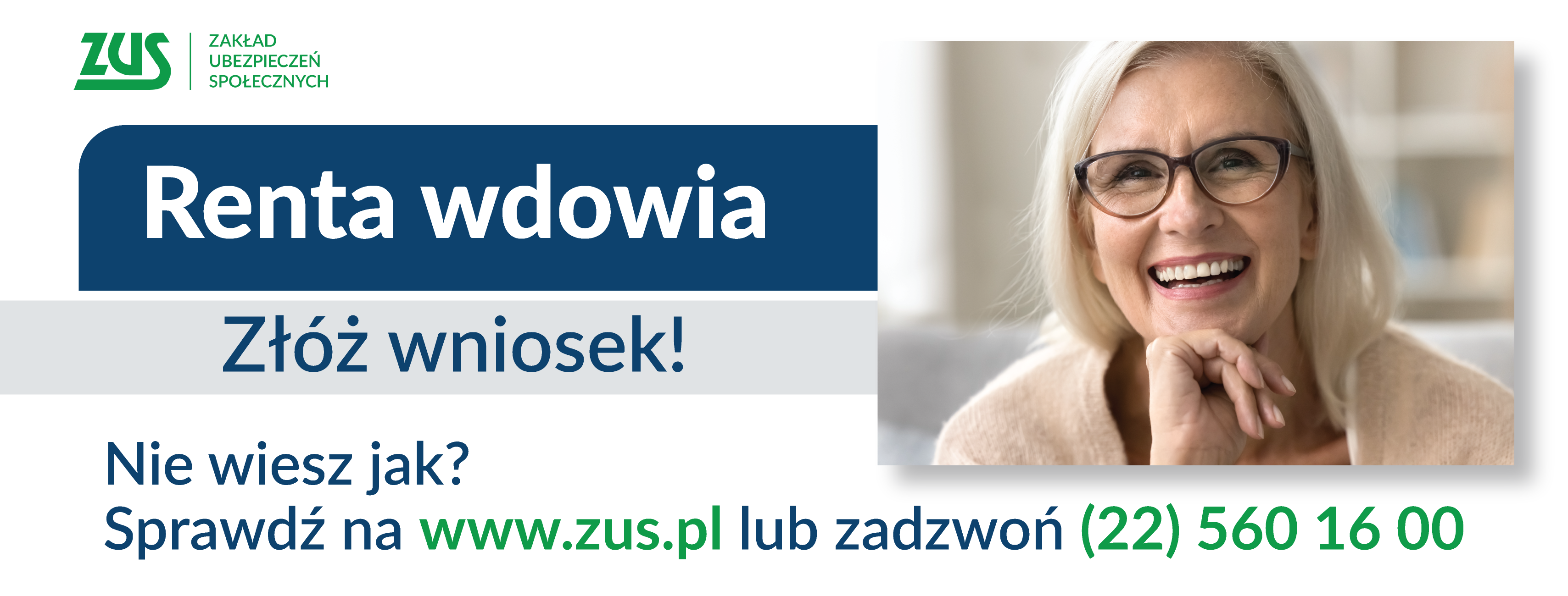 Renta wdowia - www.zus.pl, tel. 225601600